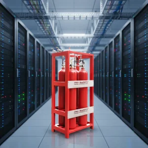 Stainless Steel High Pressure Water Mist Fire Suppression System Cylinder Type for Server Room