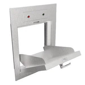 Stainless Steel Waste Disposal Door 305x381mm Anti Rust Fireproof & Secure-QDCE