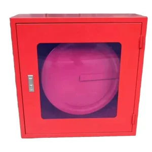 Standard Size Recessed Type Steel Fire Hose Reel Cabinet Wall Mounted Firefighting Equipment Accessory