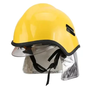 Standard Yellow Firefighter Fireman Safety Rescue Helmet