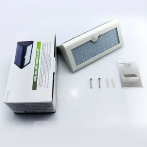Super Bright 38-LED Solar Wall Lamp with IP65 for Outdoor Home Garden Emergency Courtyard and Street Lighting Human Body Sensor