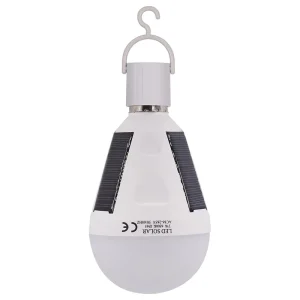 Super Bright 7W Led Solar Lamp Powered Bulb Indoor Waterproof Intelligent Emergency Rechargeable Solar Bulb Solar Light Bulb