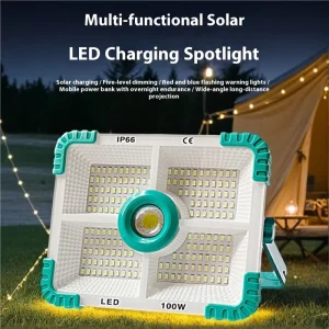 Super Bright LED Solar Camping Lithium Battery IP66 Waterproof for Mobile Emergency Use Home Outdoor Courtyard Night Market