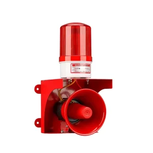 Super High Decibel Sound Light Alarm Industrial Fire Linked Bell 24V Wireless Voice Speaker 220V