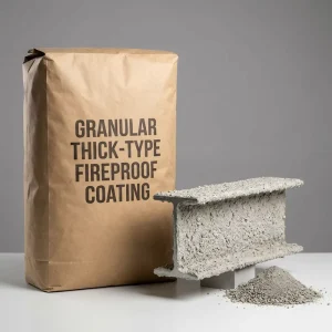 Super durable Heat resistant Non expanding Thick particle Fireproof Coating for Steel Structures Flame Retardant