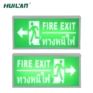 Superior Quality Factory Price Stairwell Exit Sign Featuring Fire Safety Wall Mounting Rechargeable LED Emergency Light 3 Hours