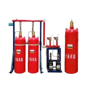 Supplier 70L to 180L Customizable Internal Storage Pressure FM200 Lighter Fire Extinguisher Big Gas with Fire Alarm System