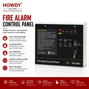 Supplier Fire Detection Wireless 2 4 8 16 Zone Fire Alarm Control Panels OEM