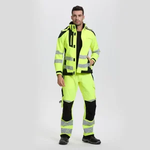 Supplier Outdoor Safety Work Suit Clothes Electrician Uniforms Construction Reflective Waterproof Suit