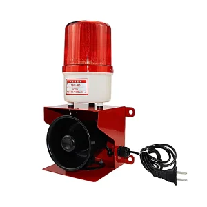 TBG 80 Audible and Visual Alarm Waterproof Dustproof High Decibel LED Rotating Light Industrial Warning Siren