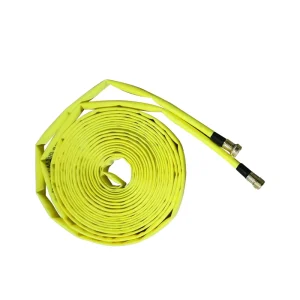 TPU Lined Garden Hose Flexible Canvas Fire Resistant Irrigation Pipe Firefighting Equipment Accessory Econo Forestry