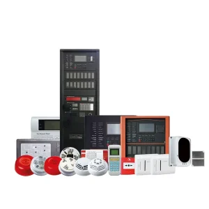 TX7008 Intelligent Addressable Conventional Fire Alarm Control Panel 16 Zones EN54 Certified LCD Display Max 2032 Devices