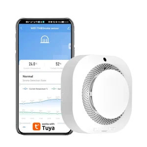 TY SMK S11 WiFi Tuya Smart Smoke Detector Built in Battery Home Safety Parlor Child Room Shop Fire Sound Alarm Sensor