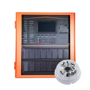 Tanda TX7004 1 2 4 Addressable Fire Alarm Control Panel 16 Zones Expandable Loops (up 6) LPCB Certified EN54 2 4 Compliant LCD