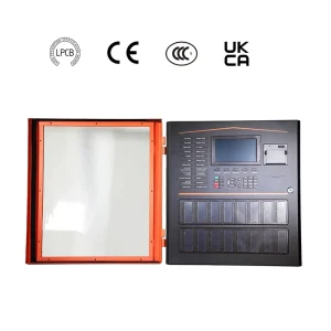 Tanda TX7004 4 Easy to Operate Low Cost Addressable Fire Alarm Control Panel 4 Zone 4 Loop LPCB Certified EN54 2 4 Compliant