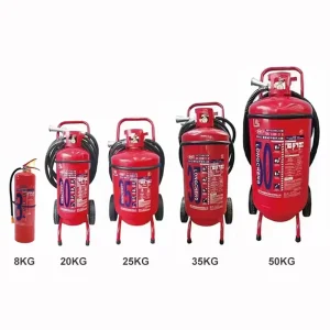 The Factory Sells Portable and Handheld 4 kilogram ABC Dry Powder Fire Extinguishers