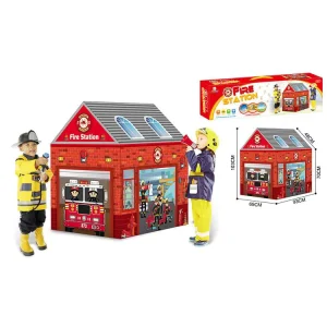 The New Children’s Tent Playhouse Indoor Parent child Toy New Design Portable Folding Red Fire