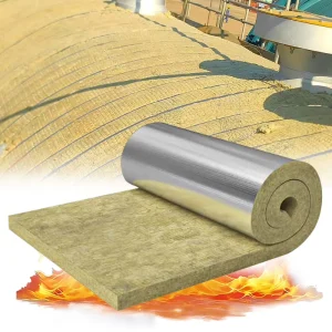 Thermal Insulation Refractory Mineral Rock Wool Blanket Density 40 120 Kg/m³ Thickness 25 100 Mm