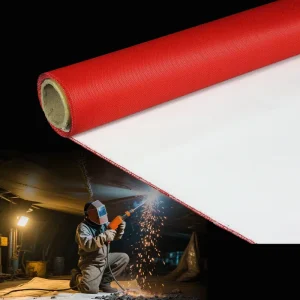 Thermal Insulation Waterproof PU Coated Fiberglass Fabric for Outdoor Applications