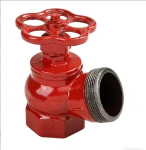 Threaded Indoor Fire Hydrant SN65 DN65 Angle Type Fire Hydrant Valve for Fire Fighting System