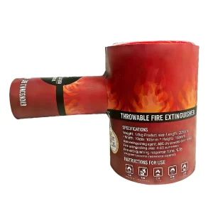 Throwing ABC Non-toxic Dry Powder Portable Fire Extinguisher 1kg 4-6.5 for Warehouse Kitchen Shopping Mall