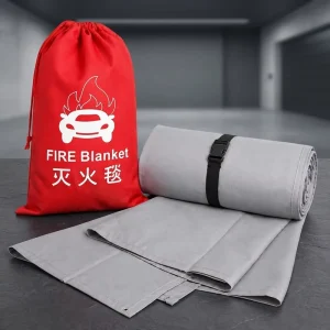 Top Rated Vehicle Fire Blanket Heat Resistant Easy to Use Life Saving Safety Essential Car Fire Blanket