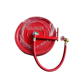 Triangle Wall Mounted Fire Hose Reel DN25 1 Inch 25m 30m 16Bar High Pressure Fire Fighting Hose Reel With Brass Valve