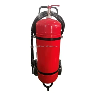 Trolley Dry Powder Fire Extinguisher 25/50KG Class A Red for Electrical Workshop Emergency Use