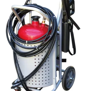 Trolley Mounted Fire Extinguisher