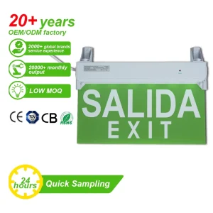 Tuoming Exit Sign Emergency Light SALIDA Emergency Lighting Fire Exit Signs Exit Light Led Sign