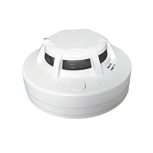 Tuya APP Zigbee Smart Fire Alarm Smoke Temperature Humidity 3-in-1 Sensor Battery-Powered 80dB Loud Alarm for Hotel Home Use