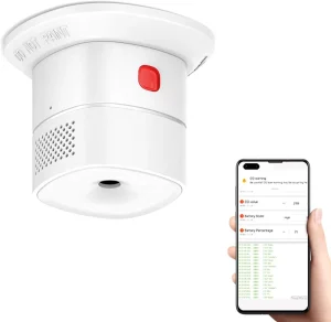 Tuya CO Detector with 85db Alarm Carbon Monoxide Sensor Gas Detector Zigbee CO Sensor Carbon Monoxide Alarm System