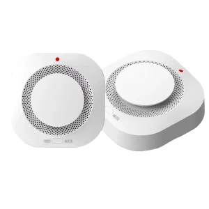 Tuya Smart Smoke Sensor Smart Home App Fire Alarm 80dB Triggers Safety House Remote Control SMS Notification Smoke Detector