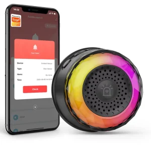 Tuya WiFi Audio Transmitter Receiver BJQ 001 EU US UK Plug Smart Life App Control Sound Light Alerts Soil Gas Smoke Water Alerts