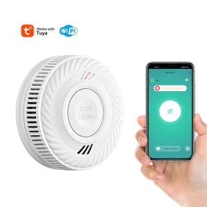 Tuya WiFi Smoke Fire Alarm Sensor APP Remote Control Automatic Smoke Alarm