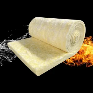 UL ASTM Certified R19 Thermal Insulation Fiberglass Wool Roll Blanket for Steel Structure Building Roof