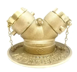 UL FM Fire Protection System Fire Sprinkler System Fire Fighting Pipes 300PSI Brass Siamese Connections Clapper
