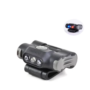 UL12 LED Detachable Clip Light Multi purpose Red Blue White Flashing Light for Emergency Signal Plastic Shoulder Light