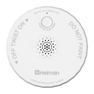 UL2034 Smart Home Carbon Monoxide Detector Sensor Tuya WiFi Network Portable and Wall Mounted Gas Leak Alarm for Fire Protection