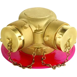 ULC Certified Brass 4″x21 2″x21 2″ Straight Fire Dept Angle Swing Clapper Firefighting Equipment Accessory