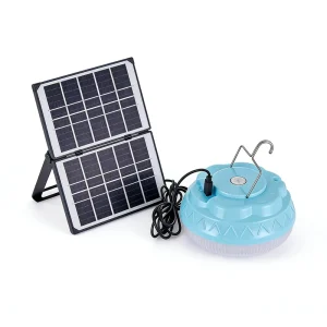 USB Charged Solar Lamp for Outdoor Emergency LED Light Source Waterproof Portable Hanging for Garden Camping Tent Fishing PP