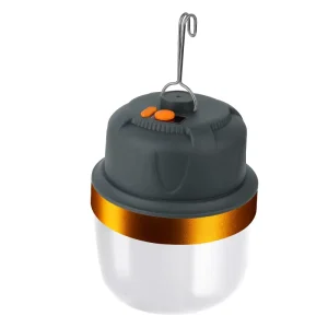 USB LED Rechargeable Portable Camping Lamp Mini Emergency Lantern Outdoor Use with LED Light and Power Bank for Tents