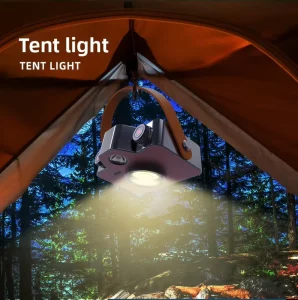 Ultra Bright High Lumen LED Handheld Spotlight Rechargeable Long Lasting Large Flashlight Foldable Tripod for Camping Floodlight