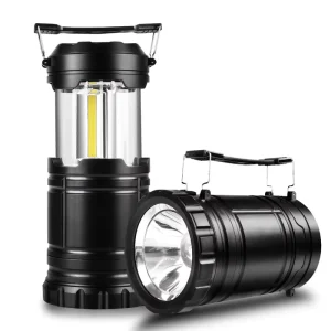 Ultra Bright Portable Extendable Solar LED Lamp Emergency Fishing Lantern for Camping USB Rechargeable IP44 Rated AAA