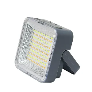 Ultra High Power Portable Led Light with Solar Panel Magnetic Solar IP65 Rating Hiking Camping Fishing Garden Emergency Light