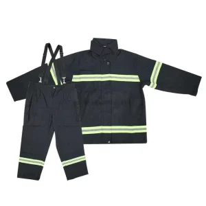 Unisex Polyester Cotton Heat Insulated Fire Training Firefighter Protective Suit Set
