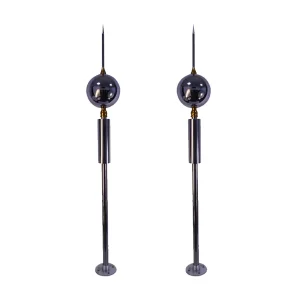 Universal Globe Early Streamer Emission (ESE) Lightning Rods TW-001 Model Stainless Steel 304 300KA 34s Response 85 Meters