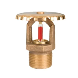 Upright Pendent Fire Sprinklers Brass Alloy Glass Bulb Quick Response Water Mist Nozzle High Pressure Firefighting System Supply