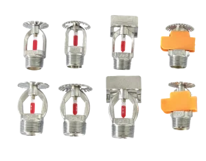 Upright Side Wall Type Fire Sprinkler Head Fast Response 68 93 Degrees Firefighting Equipment Accessory with Fire Hose OEM
