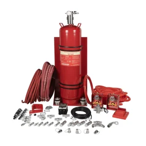 VFS-09 Stainless Steel Heavy Vehicle Fire Suppression System for Mining Trucks Loaders Automatic Activation 6-50L